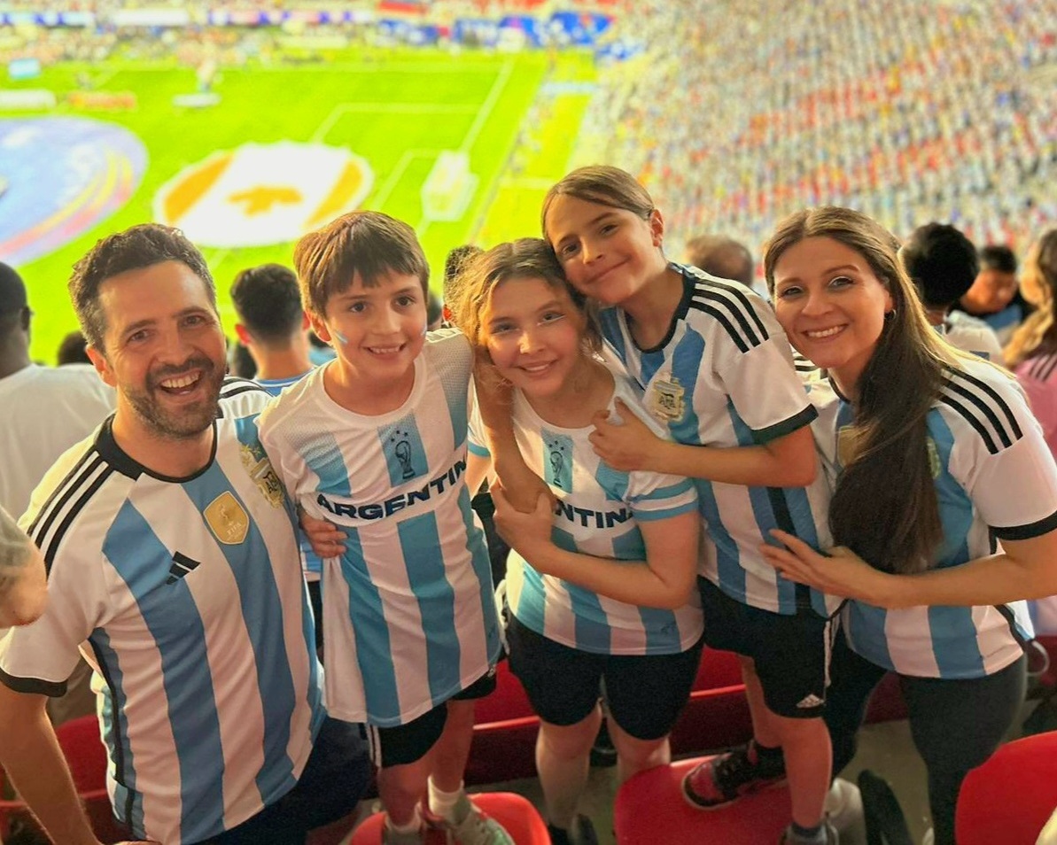 The Perez-Nunez family at the Argentina versus Canada match in Atlanta